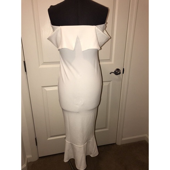 Strapless Midi Dress Size Medium, Sweetheart, Mermaid Hemline - Picture 5 of 9